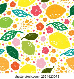 Limón Abstractas grunge textura estilizado patrón rapport Vector