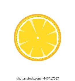 Lemon abstract sign pattern. Juicy fruit graphic. Background design. Modern spring and summer stylish abstract illustration. Template for prints decoration. Vector image.