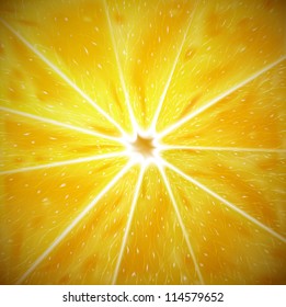 Lemon background macro. Eps 10