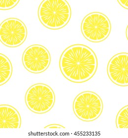 lemon background.Vector seamless pattern. Endless texture can be used for wallpaper,printing on fabric, paper, scrapbooking.