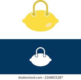 Lemon Bag Modern Logo Vector