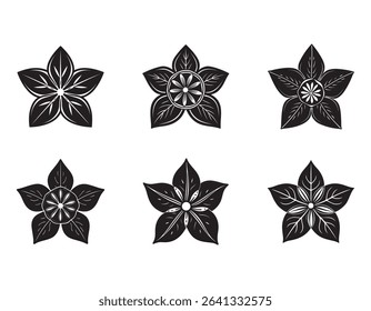 a lemon blossom icon with five petals and a bright