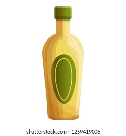 Lemon bottle icon. Cartoon of lemon bottle vector icon for web design isolated on white background