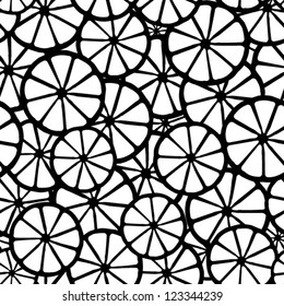 lemon b&w pattern