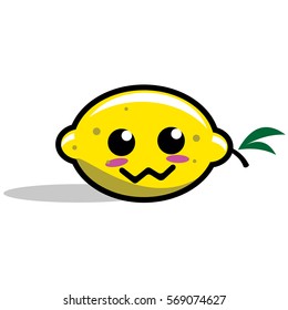 lemon cartoon character