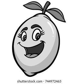Lemon Cartoon Illustration