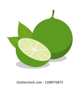 Lemon cartoon vector. free space for text. wallpaper. background.