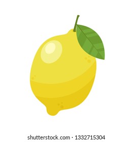 Lemon cartoon vector. free space for text. wallpaper. copy space.