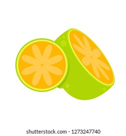 lemon cartoon vector. symbol. logo design.