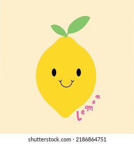 
Lemon Character Design. Lemon Vector. 