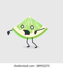 Lemon character: Zombie lemon