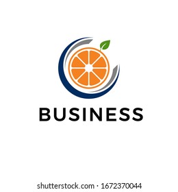 diseño de plantillas de logotipo de círculo limón