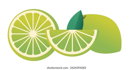 cítricos de limón con hoja verde horizontal
