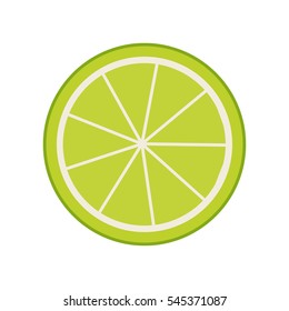 lemon citrus fruit icon vector illustration design