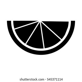 lemon citrus fruit icon vector illustration design