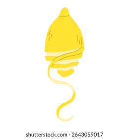 Lemon. Citrus fruits. Vector illustration.