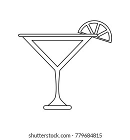 Lemon cocktail drink