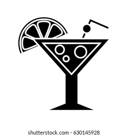 lemon cocktail icon