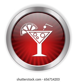 lemon cocktail icon