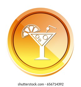lemon cocktail icon