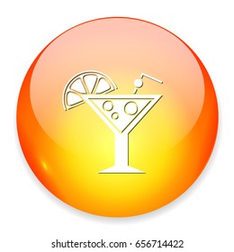 lemon cocktail icon