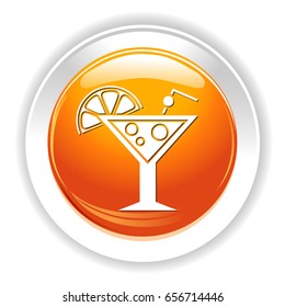 lemon cocktail icon