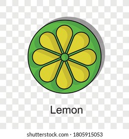 Lemon concept. Creative idea design. Flat vector for template, brochure or presentation.