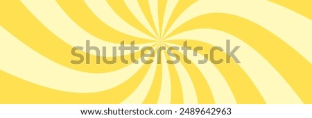 Lemon corbet ice-cream. Sun rays. Sunburst. Fresh Summer background