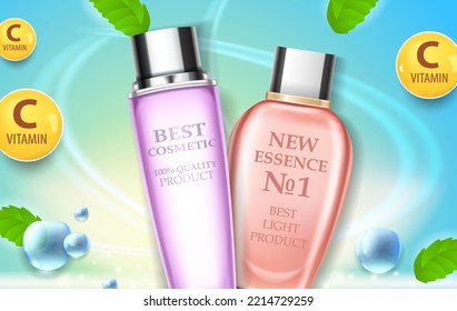 Zitronenkosmetik, 3D-Vektorgrafik