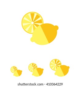 Lemon and cut lemon half