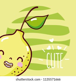 Lemon cute cartoon