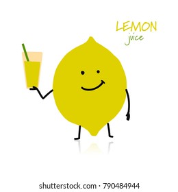 Lemon, cute character for your design