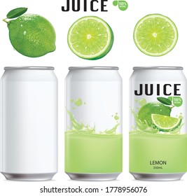 Limón y diseño del paquete y jugo de limón
