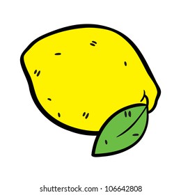 lemon in doodle style