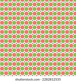 Lemon  dot Seamless Pattern Design