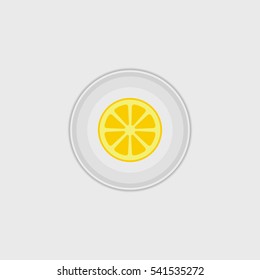 Lemon   flat icon illustration isolated sign symbol