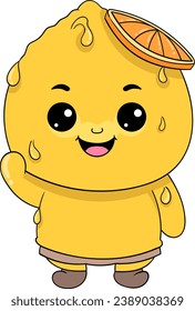 lemon flavored food character orange fruit juice