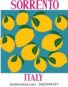Lemon Flower market cute poster floral modern trendy cute girly flowers hippy trend Script Slogan Graphic Positano Amalfi Sorrento Tee t-shirt logo artwork typography tote badge emblem crest Fashion