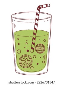 lemon fresh detox drink icon