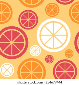 Lemon Fruit Abstract Seamless Pattern Background Vector Illustration EPS10