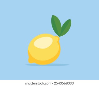 Lemon Fruit Cartoon Illustration or Cute Cartoon Lemon Fruit