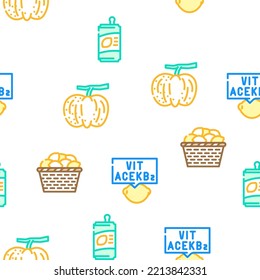 corte de cítricos de limón vector fresco patrón sin soldadura delgado ilustración de línea delgada