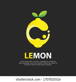Lemon Fruit design with modern style vector illustration