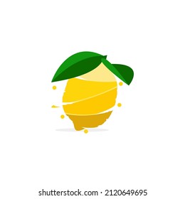 Lemon Fruit design with modern style vector illustration