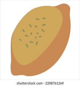 Ilustración del vector de diseño de fruta limón
