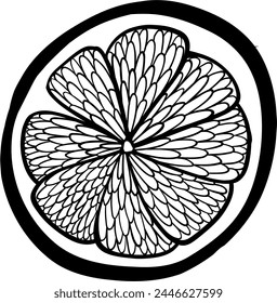 Zitronenfrucht handgezeichnete Vektorgrafik Skizze Illustration. Poster, Druck, Heimdekoration, Menüeinband, Einladung, Design-Vorlage kaufen.