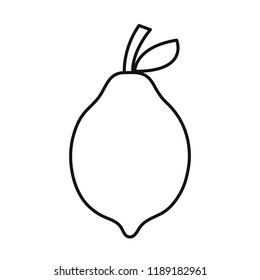 lemon fruit icon