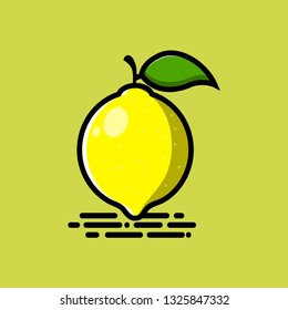 Lemon fruit icon