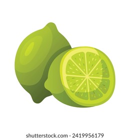 Lemon fruit icon design. Fresh fruit