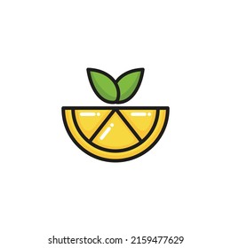 Lemon fruit icon design vector